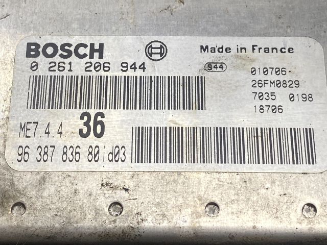 bontott CITROËN BERLINGO Motorvezérlő