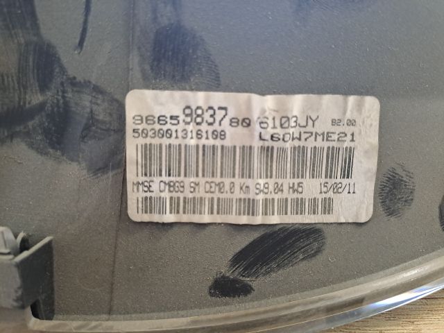 bontott CITROËN BERLINGO Kilométeróra