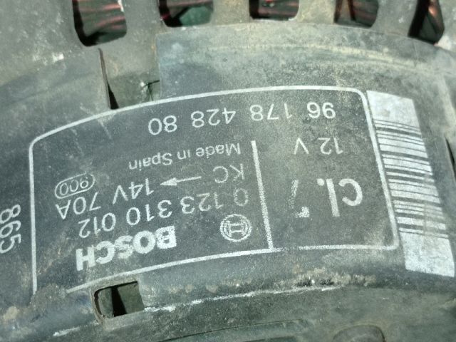 bontott CITROËN BERLINGO Generátor