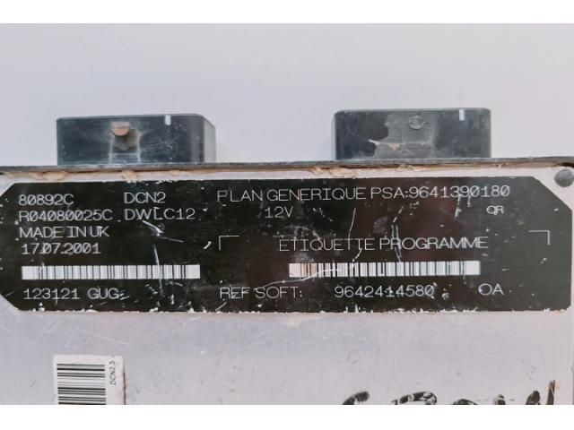 bontott CITROËN BERLINGO Motorvezérlő