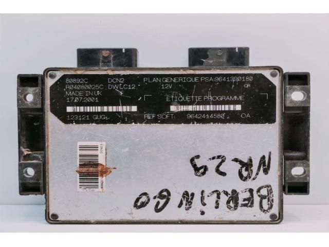 bontott CITROËN BERLINGO Motorvezérlő