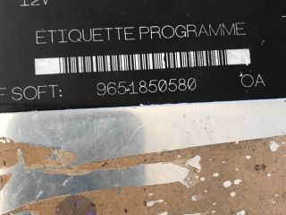 bontott CITROËN BERLINGO Motorvezérlő