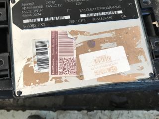 bontott CITROËN BERLINGO Motorvezérlő