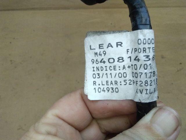 bontott CITROËN BERLINGO Bal első Ajtó Kábelköteg