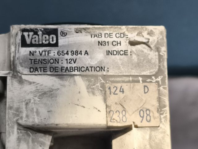 bontott CITROËN BERLINGO Fűtéskapcsoló (manuális klímás)