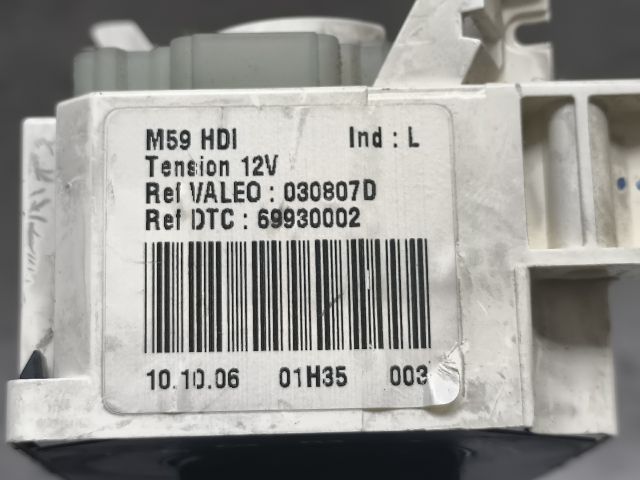 bontott CITROËN BERLINGO Fűtéskapcsoló (manuális klímás)