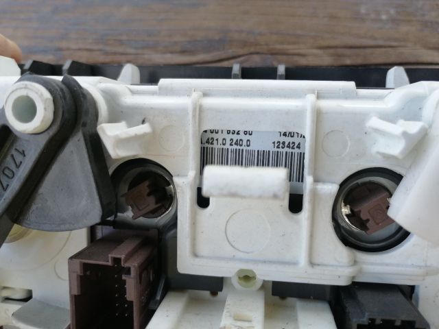 bontott CITROËN BERLINGO Fűtéskapcsoló (Nem klímás)