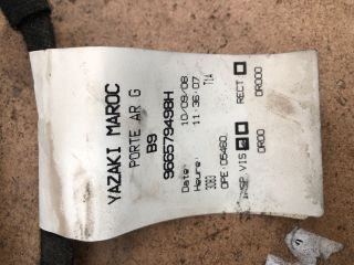 bontott CITROËN BERLINGO II Bal hátsó Ajtó Kábelköteg