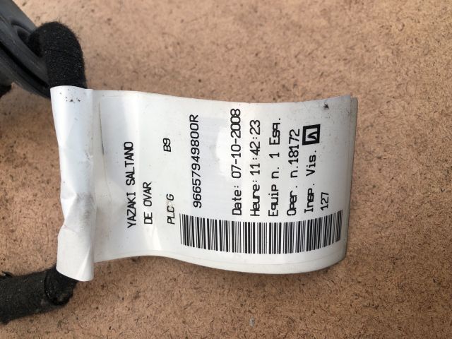 bontott CITROËN BERLINGO II Bal hátsó Ajtó Kábelköteg