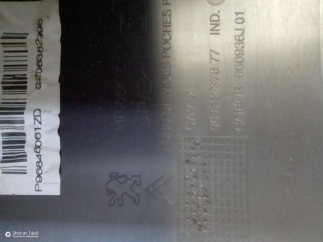 bontott CITROËN BERLINGO II Jobb hátsó Ajtó Kárpit