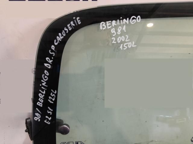 bontott CITROËN BERLINGO Jobb hátsó Ablak