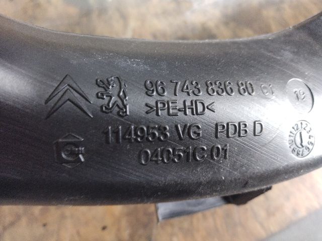 bontott CITROËN C-ELYSEE Utastér Fűtéscső