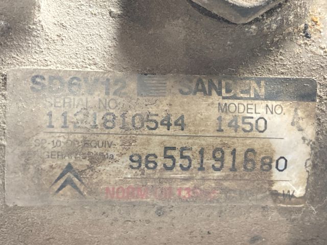 bontott CITROËN C2 Klímakompresszor