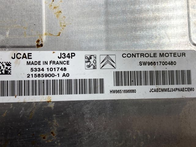 bontott CITROËN C2 Motorvezérlő