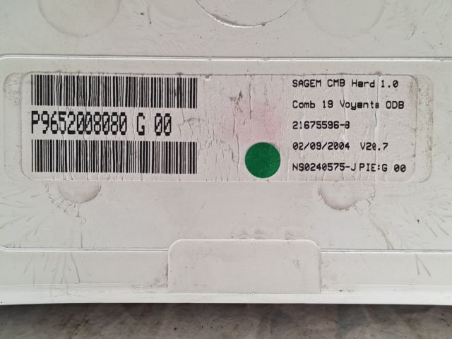 bontott CITROËN C2 Kilométeróra