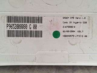 bontott CITROËN C2 Kilométeróra