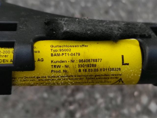 bontott CITROËN C2 Bal első Övfeszítő