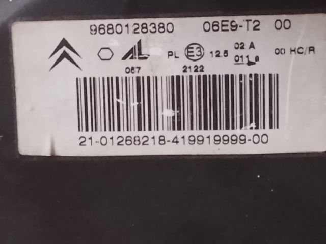 bontott CITROËN C2 Bal Fényszóró