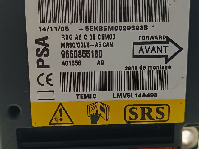 bontott CITROËN C2 Légzsák Elektronika