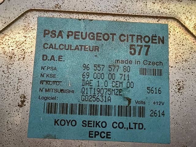 bontott CITROËN C3 Szervó Szivattyú Elektronika