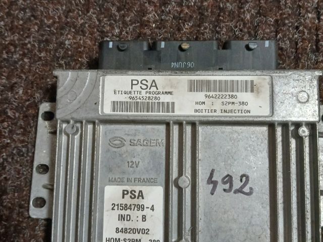 bontott CITROËN C3 Motorvezérlő