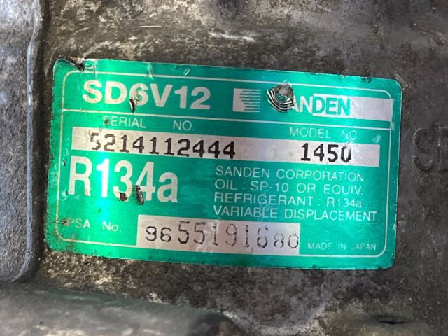 bontott CITROËN C3 Klímakompresszor