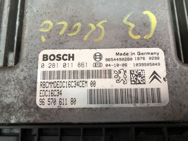 bontott CITROËN C3 Motorvezérlő