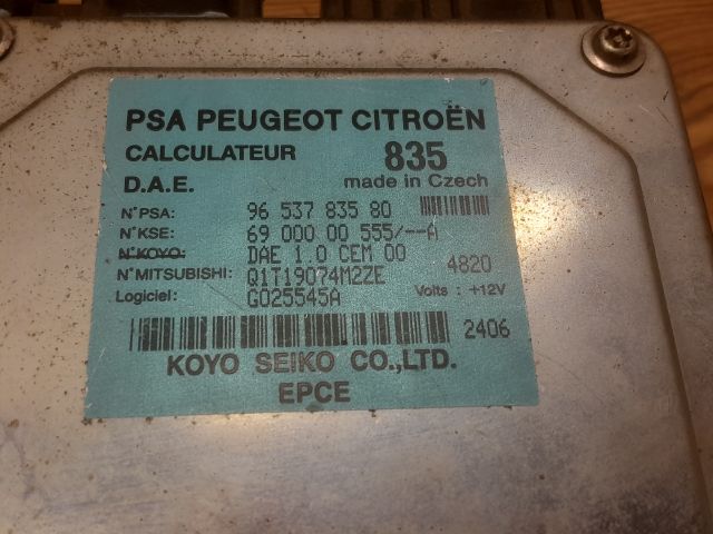 bontott CITROËN C3 Szervó Szivattyú Elektronika