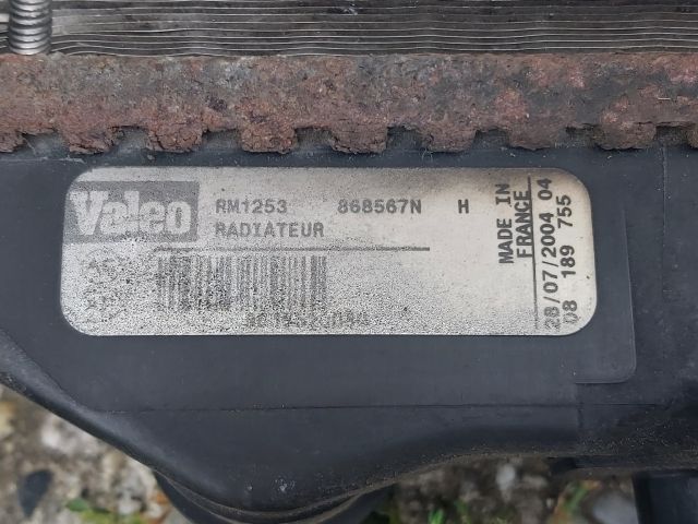 bontott CITROËN C3 Vízhűtő Radiátor (Klímás)