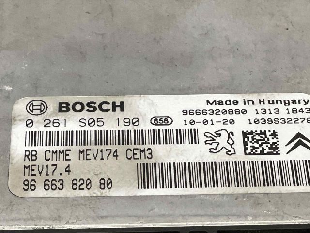 bontott CITROËN C3 Motorvezérlő