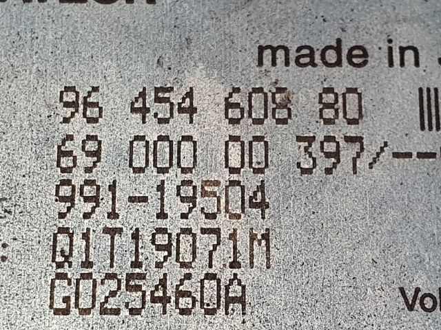 bontott CITROËN C3 Szervó Szivattyú Elektronika