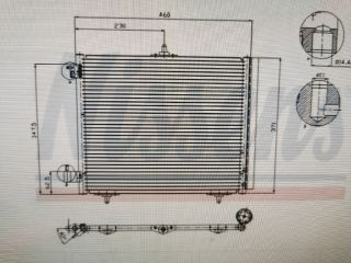 bontott CITROËN C3 Klímahűtő Radiátor