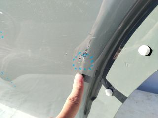 bontott CITROËN C3 AIRCROSS Bal hátsó Ajtó (Üres lemez)