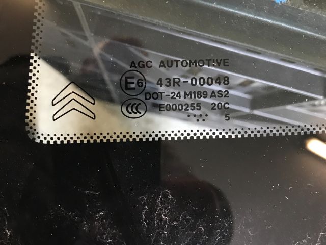 bontott CITROËN C3 Bal C Oszlop Oldalablak Üveg