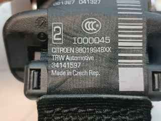 bontott CITROËN C3 Bal hátsó Biztonsági Öv