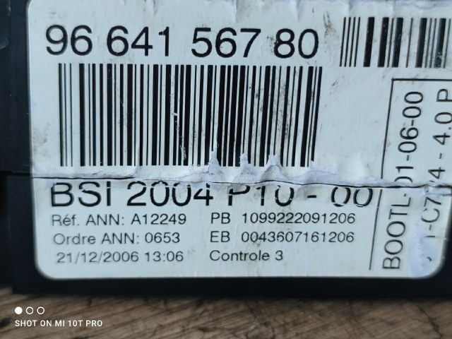 bontott CITROËN C3 Biztosítéktábla Utastér