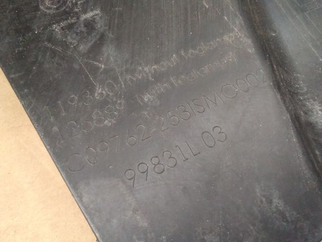 bontott CITROËN C3 Első Lökhárító Alsó (Műanyag)