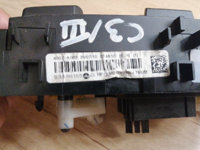 bontott CITROËN C3 Fűtéskapcsoló (Nem klímás)