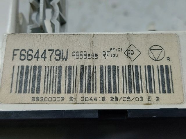 bontott CITROËN C3 Fűtéskapcsoló