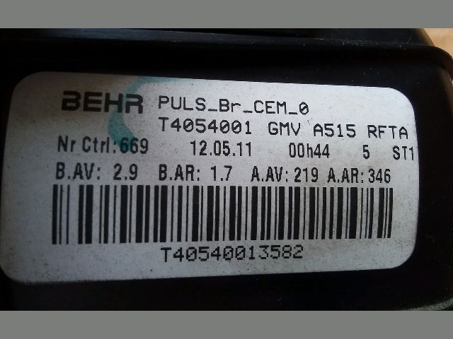 bontott CITROËN C3 Fűtőmotor (Klímás)