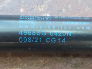 bontott CITROËN C3 Gázrugós Kitámasztó Teleszkóp Pár Csomagtérajtó