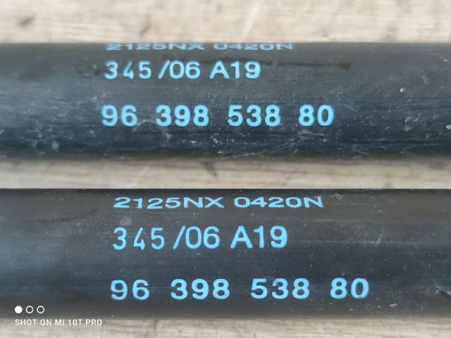 bontott CITROËN C3 Gázrugós Kitámasztó Teleszkóp Pár Csomagtérajtó