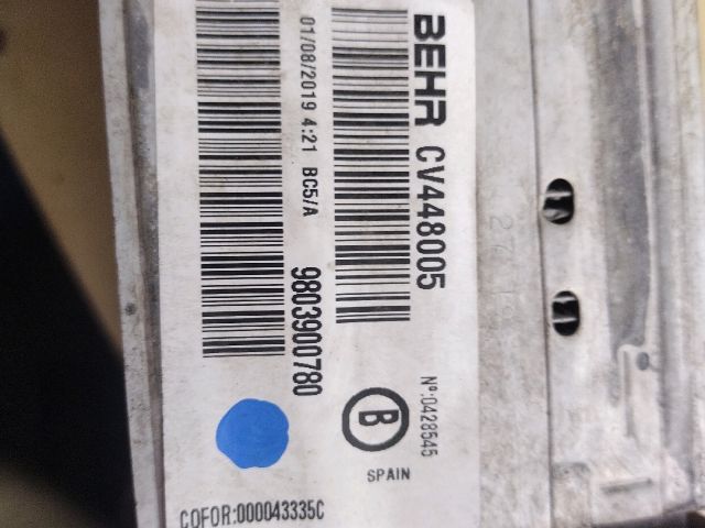 bontott CITROËN C3 III Intercooler