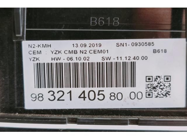 bontott CITROËN C3 III Kilométeróra