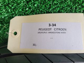 bontott CITROËN C3 III Acélfelni Gumival (1 db)