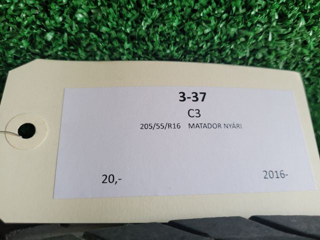 bontott CITROËN C3 III Acélfelni Gumival (1 db)