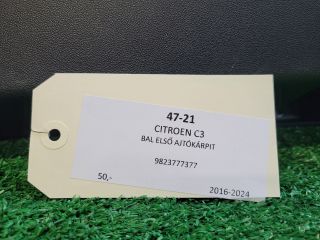 bontott CITROËN C3 III Bal első Ajtó Kárpit