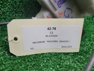 bontott CITROËN C3 III Bal első Ajtózár