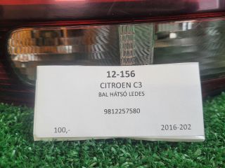 bontott CITROËN C3 III Bal Külső Hátsó Lámpa