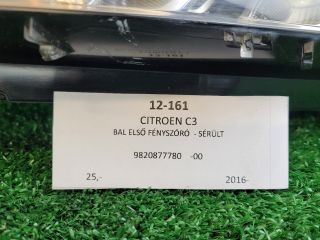 bontott CITROËN C3 III Bal Ledes Fényszóró